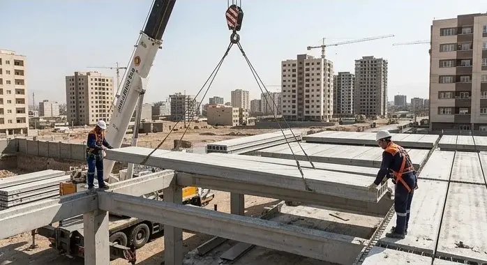 هالوکور — نصب با جرثقیل