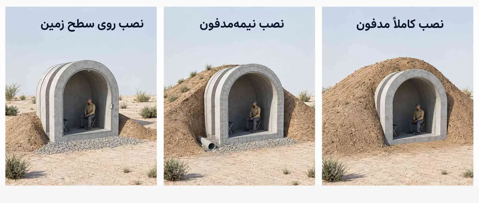اتاق امن — روش‌های نصب