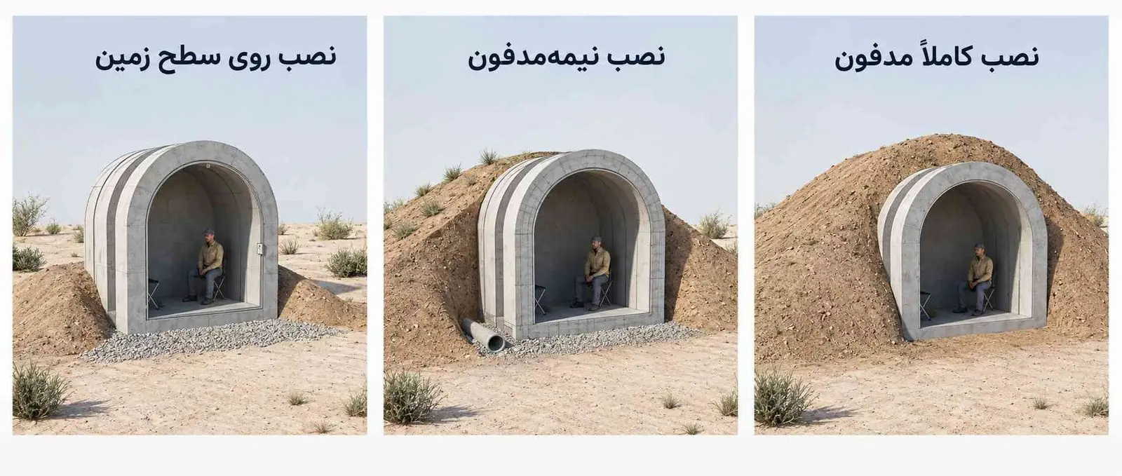 اتاق امن پیش ساخته بتنی چیست؟ راهنمای کامل کاربرد و اجرا